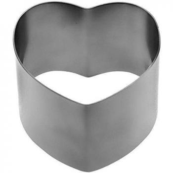 Westmark 16342260 Molde Cuadrado 4 Piezas para postres/entremeses Metal, 6,5 x 6,5 x 5,5 cm.
