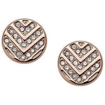 Fossil Aretes de Mujer con Cristal Acero inoxidable JF02745791