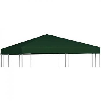 vidaXL Gazebo Top Cover 310 g/m² 3x3 m Green