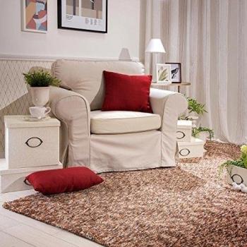 Sancarlos - Alfombra Pelo Kilianchocolate - De Pelo Largo - Fácil Mantenimiento - Varias Tallas Disponibles, 170X240 Cm