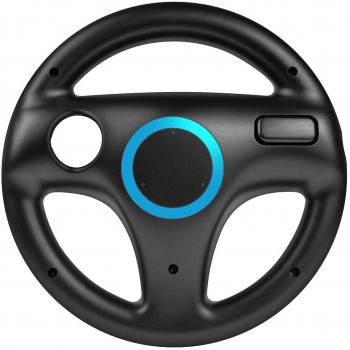 Volante de carreras para Nintendo Wii negro color