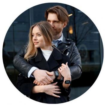Garett GRC Style Black Smartwatch with Touch Display