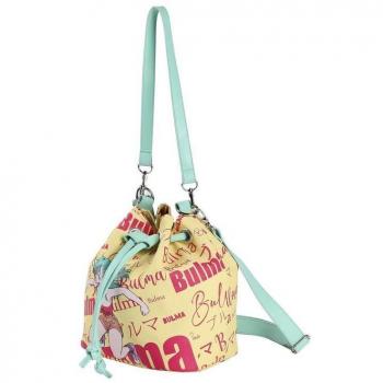 Bolso Bandolera Bulma Dragon Ball Amarillo Doble Asa Mujer Talla Única Producto Oficial CYP Brands