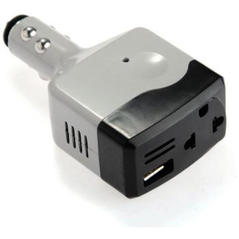 TOOGOO(R) USB Adaptador Cargador Conversor Coche para Movil Mechero DC12V/24V a 220V