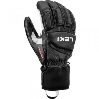 Guantes Leki Griffin Pro 3D PrimaLoft negros y blancos - Talla 9.5