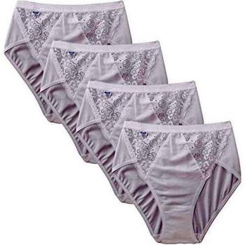 Slip Midi Sloggi Chic 4P para Mujer - Confort y Estilo en Algodón Blanco