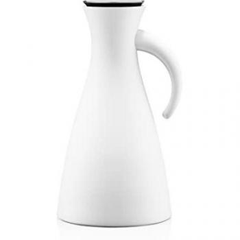 EVA SOLO Jarra térmica de 1,0 l, color blanco mate, 100% antigoteo, color blanco mate