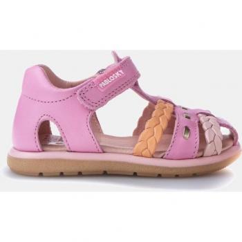 Pablosky - Sandalias de bebé niña de piel con cierre adherente, modelo 038980P, color rosa fucsia