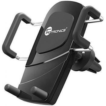 Soporte Universal TaoTronics colocado en la Rejillas de Ventilación Coche Para Teléfonos Inteligentes, Color Negro