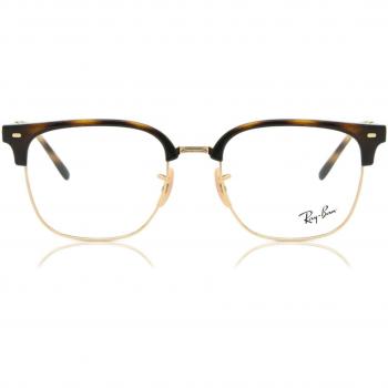 Ray-Ban RX7216F New Club Master Asian Fit 2012 Men's Eyeglasses Tortoiseshell Size 53 (Frame Only) - Blue Light Block Available