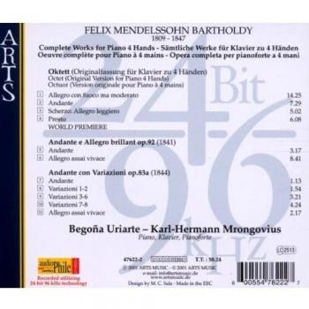 Mendelssohn: Complete Works for Piano 4 Hands