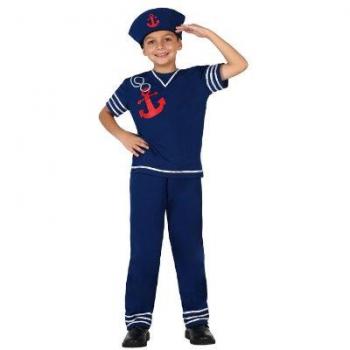 Disfraz de Marinero para Niño de 3 a 4 Años - Color Azul