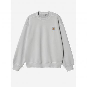 Sudadera Carhartt WIP Nelson de cuello redondo gris para hombre, talla S