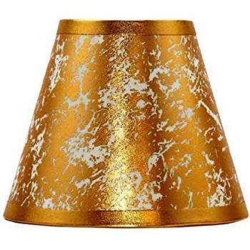 Pantalla Lourdes Conica Oro E27 40dx20dx28h