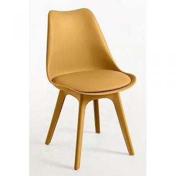 Pack 6 Sillas de Comedor Synk Suprym - Color Mostaza