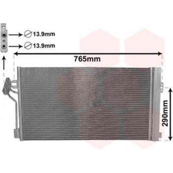 Van Wezel 30005352 condensador del sistema de climatización