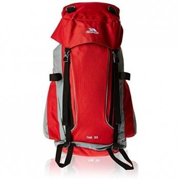 Trespass Trek Mochila, Unisex Adulto, Rojo
