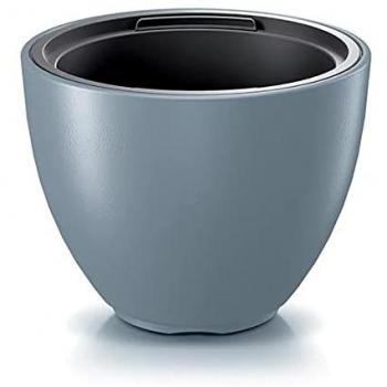 Maceta HEOS 10L con Depósito 298x298x230 mm Gris Claro para Interiores y Exteriores