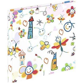 Álbum de fotos y protector Kritzelkratzel 15 x 15 cm con 30 hojas multicolor