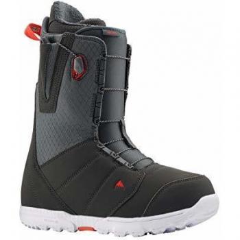 Burton Moto Botas de Snowboard, Hombres, Gray/Red, 10