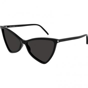 SAINT LAURENT SL 475 Jerry Women's Black Acetate Sunglasses - Geometric Butterfly Design