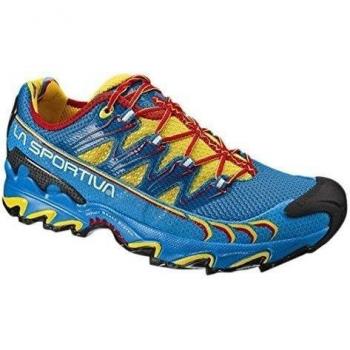 La Sportiva Ultra Raptor - Deportivos de running para hombre, color amarillo / azul, talla 47.5