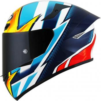 KYT Casco Integral TT Course Tati Replica Azul Amarillo XL
