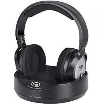 Trevi FRS 1400 R Binaural Diadema Negro Auricular con micrófono - Auriculares con micrófono