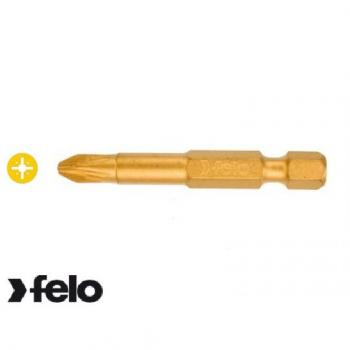 Punta Felo Titanio E6,3 PZ2x50 mm - Lote de 10 uds