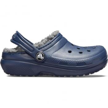 Crocs Classic Lined Clog for Toddlers - Navy - Size: 4/4 years