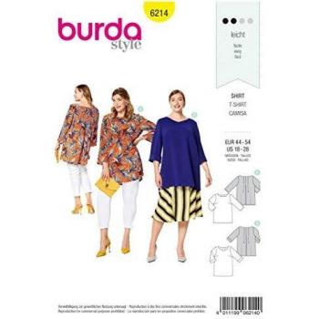 Burda 6214 - Patrón de corte para mujer