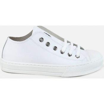 Eli 1957 - Zapatillas de lona para niños en piel lavable, color blanco