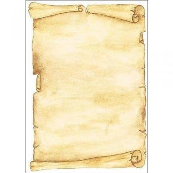 SIGEL DP153 Papel de cartas, 21 x 29,7 cm, 90g/m², Pergamino, beige, 100 hojas