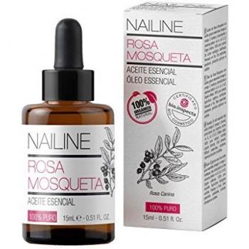 Nailine Aceite de Rosa Mosqueta Ecológico 100% Puro, 15 ml