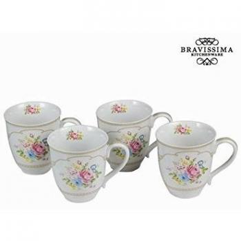 Tazza con scatola j/4 bouquet - Kitchen's Deco Collezione by Bravissima Kitchen