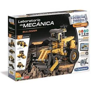 Clementoni - Mechanics - Excavadora - juego de construcciones mecánica a partir de 8 años, juguete en español