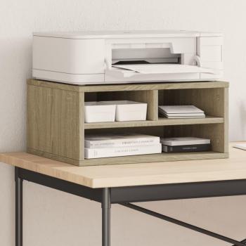 Soporte Impresora Madera Ingeniería Roble Sonoma 49x40x22.5 Cm Marrón