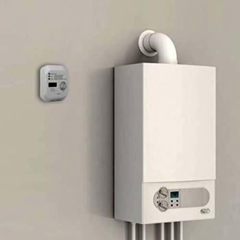 Detector de monóxido de carbono Smartwares RM370 – Sensor de 7 años – Batería de 1 año incluida – Pantalla