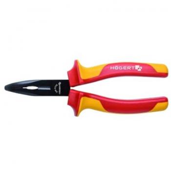 Alicate de boca semirredonda Hogert Technik HT1P919