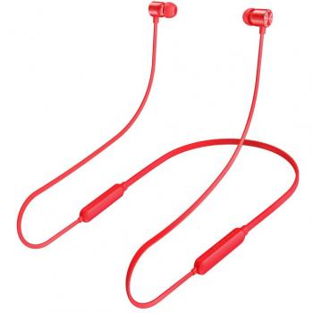 Auriculares Bluetooth,Hotott Inalámbricos Auriculares Magnéticos Bluetooth 4.2 Cascos In-Ear de Auriculares Deportivos Magnéticos Neckband para iOS Android Móviles Smartphones PC（Rojo）