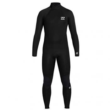 Traje de Surf Billabong Intruder 4/3mm para Hombre con Cremallera en la Espalda - Neopreno GBS - Color Negro - Talla XXL