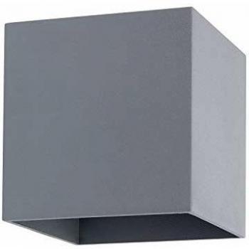 Aplique Exterior de Pared LED 6W Aluminio Doble Cara Eros Gris 2700K