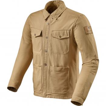 Revit Camisa de Manga Larga Worker y Revit Worker Chaqueta de Moto Textil Beige (L)