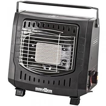 Calentador de Gas Portátil Brunner Devil Heater SD - 1,2 kW, Bajo Consumo Energético, Encendido Piezoeléctrico