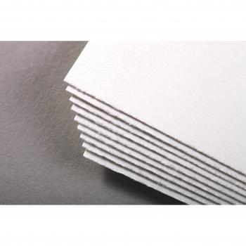 Clairefontaine 96405C Bloc Encollé 4 Côtés Fontaine - 25 Feuilles Papier Aquarelle Blanc 100% Coton Grain Demi-Satiné Qualité Professionnelle 18x24 cm 300g
