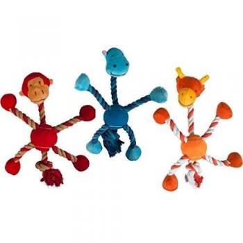 Peluche de Pelota con Cuerdas para Perros
