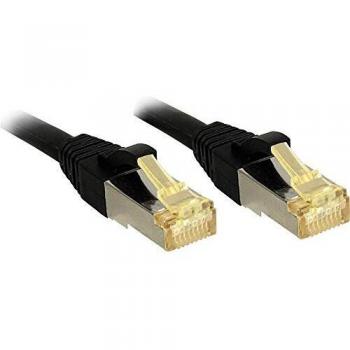 Cable Ethernet Cat7 S/FTP LSZH 0.3 metros RJ45, Negro
