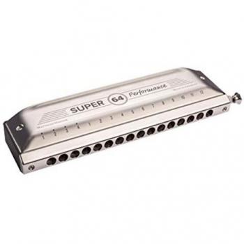 Hohner Super 64 Performance Chromatic Harmonica in C, New Version 2018