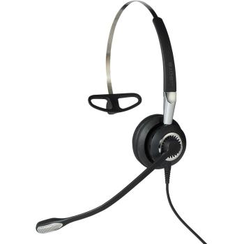 Auriculares de Oficina Jabra BIZ 2400 II Mono 3 en 1 con Conexión por Cable y Cancelación de Ruido, Color Negro