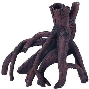 Adorno de Acuario Raíz de Manglar Europet Bernina 370x215x335 mm - Color Marrón